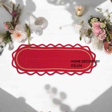 Home Decors By Özlem Hasır Örtü Runner Masa Örtüsü Dekoratif Örtü Düzenleyici 80X30