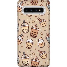 Lelia Samsung Galaxy S10 Uyumlu Baskılı Şeffaf Telefon Kılıfı | Koleksiyon: Kawaiimilk Dreamies