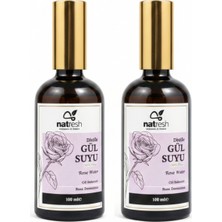 Natresh Distile Gül Suyu 2’li Set 100 ml x 2