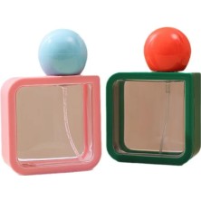 Cosy Club Shop 2li 25ML Yeniden Doldurulabilir Taşınabilir Seyahat Boy Makaron Plastik Boş Parfüm Sprey Şişesi
