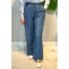 Lale Butik Denim Bolpaça Kot Pantolon 4138 Lacivert