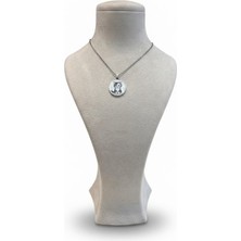 Van Kedisi Figürlü Gümüş Kolye