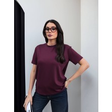 Esra Helvacı Bisiklet Yaka Modal Tshirt