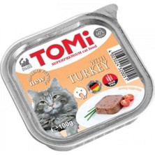 Storozde Tomi Kedi Hindili Alüminyum Yaş Mama 100GR (Pate)