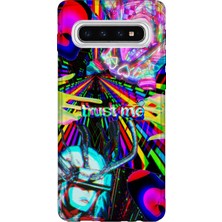 Lelia Samsung Galaxy S10 Uyumlu Baskılı Şeffaf Telefon Kılıfı | Koleksiyon: Neondream District