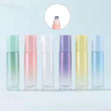 Cosy Club Shop 6lı 10ML Yeniden Doldurulabilir Taşınabilir Seyahat Boy Cam Boş Roll On Esansiyel Yağ Şişesi