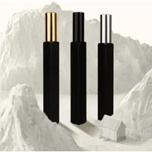 Cosy Club Shop 3lü Yeniden Doldurulabilir Taşınabilir Seyahat Boy Siyah Cam Boş Parfüm Sprey Şişesi