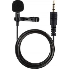 Eco Port 3.5mm Jak 1.5 Metre Double Mikrofon - Siyah