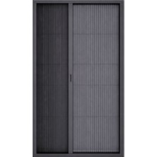 Plise Akordion Sürgülü Antrasit Renk Pencere Sineklik ÖZEL ÖLÇÜ ÜRETİM ✔️PREMİUM KALIN SERİİ ÇERÇEVE