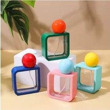 Cosy Club Shop 4lü 25ML Yeniden Doldurulabilir Taşınabilir Seyahat Boy Makaron Plastik Boş Parfüm Sprey Şişesi