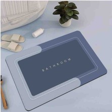 Layla Copper Sihirli Su Emici Banyo Paspası Kaymaz Tabanlı Abdest Paspası Banyo Paspas 3mm 40*60