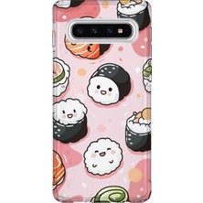 Lelia Samsung Galaxy S10 Uyumlu Baskılı Şeffaf Telefon Kılıfı | Koleksiyon: Kawaiimilk Dreamies