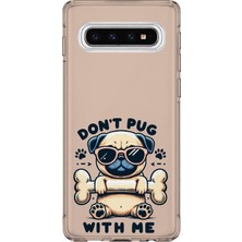 Lelia Samsung Galaxy S10 Uyumlu Baskılı Şeffaf Telefon Kılıfı | Koleksiyon: Pawprint Stories