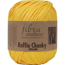 Himalaya Fibra Natura Raffia Chunky 114-24 Koyu Sarı