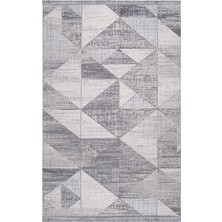 Halı Sepeti Safir A5902B Gri Halı – 14MM Hav, Robot Süpürge Uyumlu Salon & Koridor Halısı