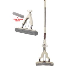 Normadia Pratik Mikrofiber Mop, Sıkma Mekanizmalı, Kolay Kullanım, Temizlik Asistanı