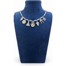 Özel El Işçilikli Savatlı Gümüş Kolye