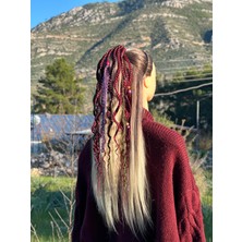 Örük Evi Rasta Örgü Saç Tokası – Etnik Afro Bohem Tasarım