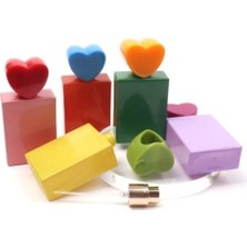 Cosy Club Shop 5li 30ML Yeniden Doldurulabilir Taşınabilir Seyahat Boy Premium Kapaklı Cam Boş Parfüm Sprey Şişesi