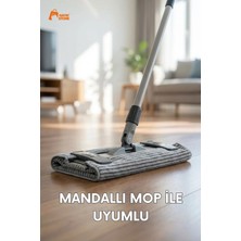 Normadia Ultrafiber Yer ve Yüzey Temizlik Bezi, 40X50 Cm, Gri, 360 Gsm