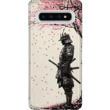 Lelia Samsung Galaxy S10 Uyumlu Baskılı Şeffaf Telefon Kılıfı | Koleksiyon: Katanalegends Forge