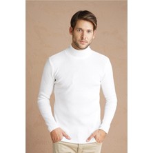 Tarz Cool Erkek Düz Balıkçı Yaka Triko Kazak