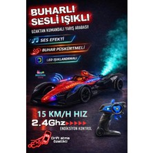 Brother Toys 15 Km/h Hız Duman Çıkaran Full Fonksiyon Şarjlı Formula 1 Uzaktan Kumandalı Oyuncak Araba 30 Cm.