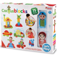  dede 03311 kaktus bloklar 75 parça oyun seti