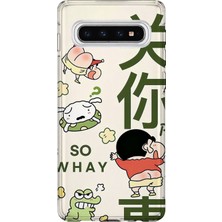 Lelia Samsung Galaxy S10 Uyumlu Baskılı Şeffaf Telefon Kılıfı | Koleksiyon: Memecraft Studio