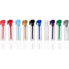 Cosy Club Shop 10LU 2ml Mini Seyahat Boy Yeniden Doldurulabilir Taşınabilir Cam Parfüm Şişesi