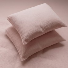 Anne Sesi Bürümcük Müslin 2’li Bebek & Çocuk Yastık Kılıfı Seti 35X45 Cm, %100 Doğal Pamuk,terletmeyen,yumuşak