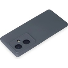 Kazan Hobi Newface Vivo V29 Lite Kılıf Nano Içi Kadife Silikon - Gri