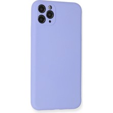 Kazan Hobi Newface iPhone 11 Pro Max Kılıf Nano Içi Kadife Silikon - Lila