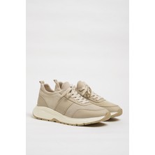 Faruk Balkanas Morran Model Hakiki Kombinasyonlu Deri Sneaker Ayakkabı