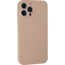 Kazan Hobi Newface iPhone 13 Pro Kılıf Nano Içi Kadife Silikon - Pudra