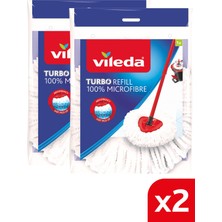 Normadia Turbo Üçgen Başlık Mikrofiber Yedek Paspas, 2'li Set