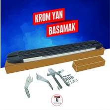 Türkmen Peugeot 5008 Krom Yan Basamak 203 cm 2017-2023