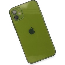 Kazan Hobi Newface iPhone 12 Kılıf Fly Lens Silikon - Yeşil