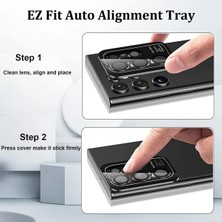 Kazan Hobi Newface Samsung Galaxy S23 Ultra Valdez Metal Kamera Lens - Kırmızı