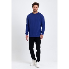 Tarz Cool Erkek Yumuşacık Kumaşlı Regular Fit Yuvarlak Yakalı Sweatshirt