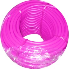 NK SPOR 100 Metre Rulo Direnç Bandı - 10MM Çap 7kg Hafif Seviye - Profesyonel Pilates ve Fitness Lastiği (Pembe)