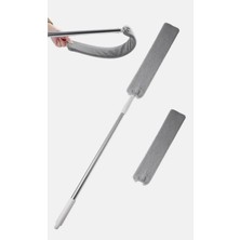 Normadia Esnek Teleskopik Mop ile Köşe ve Toz Temizliği, Mikrofiber Yedekli