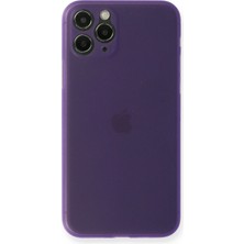 Kazan Hobi Newface iPhone 11 Pro Max Kılıf Pp Ultra Ince Kapak - Mor
