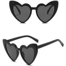 Zemira Siyah Renk Kalp Şekilli Parti Gözlüğü 15X5 cm