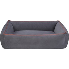 Storozde Pet Comfort Golf  Gri Köpek Yatağı M 75X90CM