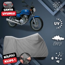 ULTRASHOP Honda Cg 125 Su Geçirmez Motosiklet Brandası Arka Çanta Top Case Uyumlu Motosiklet Branda