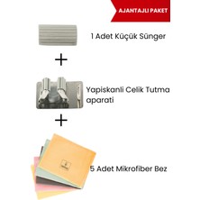 Normadia Pratik Temizlik Seti: Sünger, Tutma Aparatı ve Mikrofiber Bezler