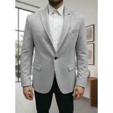 YXC Trend Maker Italyan Stil Slim Fit Klasik Erkek Blazer Ceket
