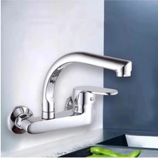 Lupobianco 2 Yıl Garantili Dekor Borulu Yandan Aplike Mutfak Bataryası