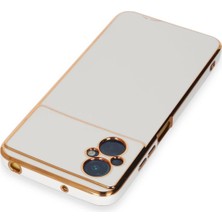 Kazan Hobi Newface Xiaomi Poco M5 Kılıf Volet Silikon - Beyaz